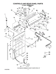 02 - Controls And Rear Panel Parts parts for Maytag Washer 7MMMS0560WW0 from AppliancePartsPros.com