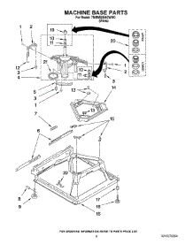 05 - Machine Base Parts parts for Maytag Washer 7MMMS0560WW0 from AppliancePartsPros.com