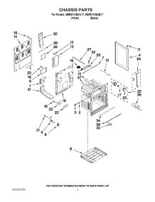 03 - Chassis Parts parts for Maytag Range MER6741BAB17 from AppliancePartsPros.com