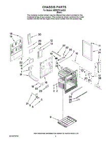 03 - Chassis Parts parts for Maytag Range MER6751AAB23 from AppliancePartsPros.com