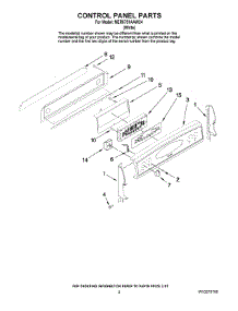 02 - Control Panel Parts parts for Maytag Range MER6751AAW24 from AppliancePartsPros.com