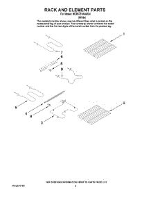 06 - Rack And Element Parts parts for Maytag Range MER6751AAW24 from AppliancePartsPros.com
