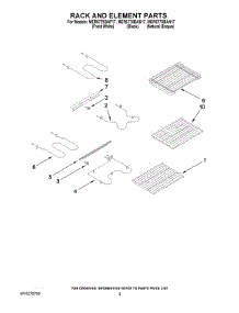 06 - Rack And Element Parts parts for Maytag Range MER6775BAF17 from AppliancePartsPros.com