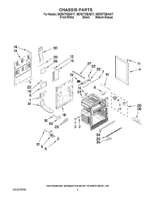 03 - Chassis Parts parts for Maytag Range MER6775BAN17 from AppliancePartsPros.com