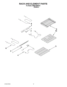 06 - Rack And Element Parts parts for Maytag Range MER6775BAS18 from AppliancePartsPros.com