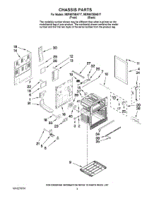 03 - Chassis Parts parts for Maytag Range MER6875BAF17 from AppliancePartsPros.com