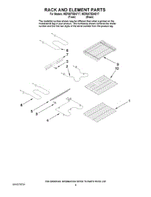 06 - Rack And Element Parts parts for Maytag Range MER6875BAB17 from AppliancePartsPros.com