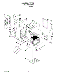 03 - Chassis Parts parts for Maytag Range MER6875BCS17 from AppliancePartsPros.com