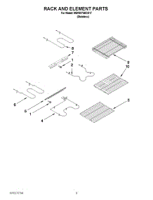 06 - Rack And Element Parts parts for Maytag Range MER6875BCS17 from AppliancePartsPros.com