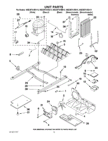 09 - Unit Parts parts for Maytag Refrigerator MSD2574VEB10 from AppliancePartsPros.com