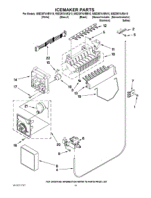 12 - Icemaker Parts parts for Maytag Refrigerator MSD2574VEA10 from AppliancePartsPros.com
