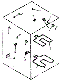 03 - Electrical Components parts for Amana Range ARH665E / P1167404S E from AppliancePartsPros.com