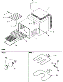 03 - Cavity parts for Amana Range ARH6710E / P1142676N E from AppliancePartsPros.com