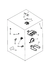 03 - Electrical Components parts for Amana Range ARHC7700LL / P1142683NLL from AppliancePartsPros.com