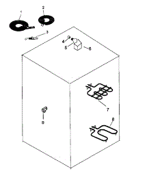 03 - Electrical Components parts for Amana Range ARR5200W / P1142688N W from AppliancePartsPros.com