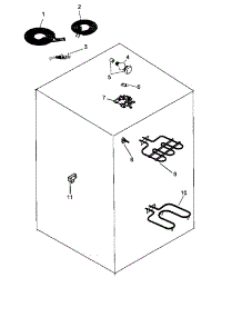 03 - Electical Components parts for Amana Range ARR626W1 / P1143407N W from AppliancePartsPros.com