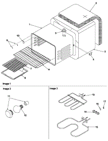 02 - Cavity parts for Amana Range ARR6300LL / P1143428NLL from AppliancePartsPros.com