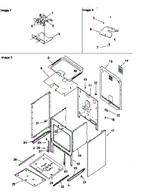 02 - Cabinet parts for Amana Range ARR6400L / P1142670N L from AppliancePartsPros.com