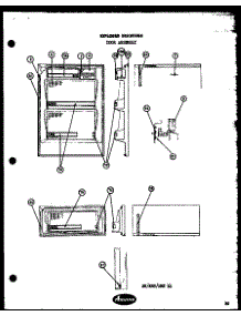 04 - Page 1 parts for Amana Refrigerator ARS15 from AppliancePartsPros.com