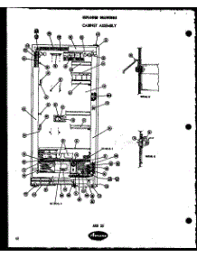 02 - Cabinet Assy parts for Amana Refrigerator ARS15L from AppliancePartsPros.com