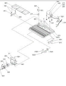 11 - Machine Compartment parts for Amana Refrigerator ARS2304AC / PARS2304AC0 from AppliancePartsPros.com