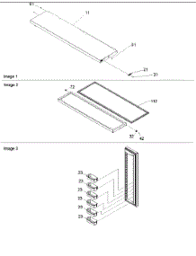 06 - Freezer Door parts for Amana Refrigerator ARS2304AW / PARS2304AW0 from AppliancePartsPros.com