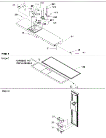 07 - Freezer Door parts for Amana Refrigerator ARS2364AC / PARS2364AC0 from AppliancePartsPros.com