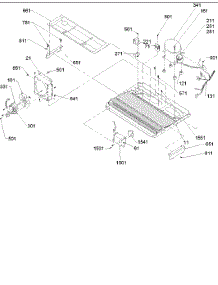 12 - Machine Compartment parts for Amana Refrigerator ARS2364AC / PARS2364AC0 from AppliancePartsPros.com