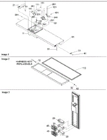 07 - Freezer Door parts for Amana Refrigerator ARS2367AC / PARS2367AC0 from AppliancePartsPros.com