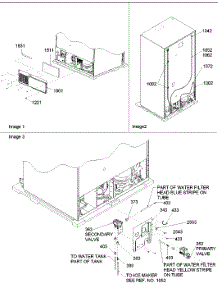 03 - Cabinet Back parts for Amana Refrigerator ARS2664BW / PARS2664BW0 from AppliancePartsPros.com