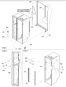 04 - Cabinet Parts parts for Amana Refrigerator ARS2664BW / PARS2664BW0 from AppliancePartsPros.com