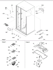 08 - Freezer Shelving, Ref Lights, & Filter parts for Amana Refrigerator ARS2664BW / PARS2664BW0 from AppliancePartsPros.com