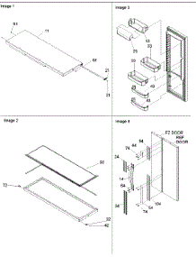 13 - Refr. Door, Trim & Handles parts for Amana Refrigerator ARS2666AB / PARS2666AB0 from AppliancePartsPros.com