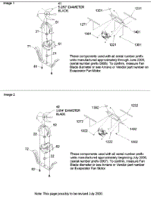 05 - Evaporator Fan Motor Assembly parts for Amana Refrigerator ARS2667AB / PARS2667AB0 from AppliancePartsPros.com