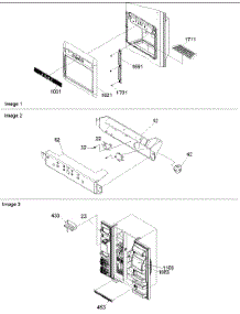 06 - Façade Dispenser, & Elect Brkt Assy parts for Amana Refrigerator ARS2667AB / PARS2667AB0 from AppliancePartsPros.com
