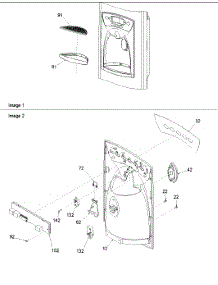 06 - Façade parts for Amana Refrigerator ARS266KBB / PARS266KBB0 from AppliancePartsPros.com