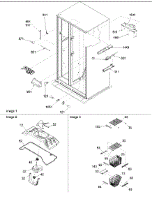 09 - Fz Shelving, Filter & Evap Fan Motor parts for Amana Refrigerator ARS266KBW / PARS266KBW0 from AppliancePartsPros.com