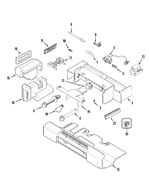 02 - Controls parts for Amana Refrigerator ARS2760BW from AppliancePartsPros.com