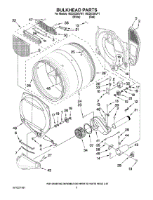 03 - Bulkhead Parts parts for Maytag Dryer MGDE300VF1 from AppliancePartsPros.com