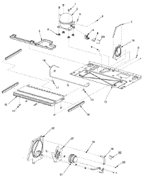 02 - Compressor parts for Amana Refrigerator ARS8265BW / PARS8265BW0 from AppliancePartsPros.com
