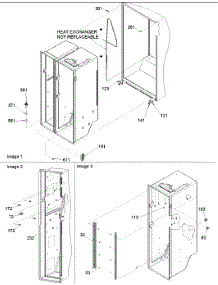 03 - Cabinet Parts parts for Amana Refrigerator ARSE66MBB / PARSE66MBB0 from AppliancePartsPros.com