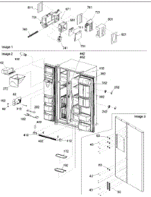 04 - Controls, Light Shield & Door Handles parts for Amana Refrigerator ARSE66MBB / PARSE66MBB0 from AppliancePartsPros.com