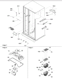 09 - Fz Shelving, Filter & Evap Fan Motor parts for Amana Refrigerator ARSE66MBB / PARSE66MBB0 from AppliancePartsPros.com