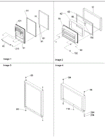 03 - Door Assy parts for Amana Refrigerator ART2129ABR / PART2129AB0 from AppliancePartsPros.com