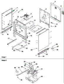 02 - Cabinet parts for Amana Range ART6110E / P1143449N E from AppliancePartsPros.com