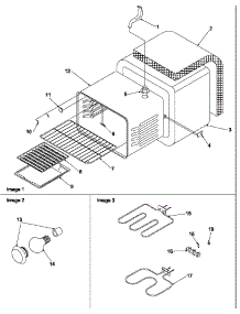 03 - Cavity parts for Amana Range ART6110WW / P1143451NWW from AppliancePartsPros.com