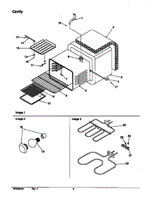02 - Cavity parts for Amana Range ART6510LL / P1143460NLL from AppliancePartsPros.com