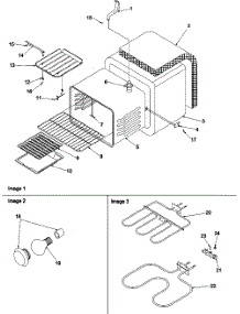 02 - Cavity parts for Amana Range ART6511E / P1143612N E from AppliancePartsPros.com