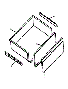 07 - Storage Drawer Assy parts for Amana Range ART660L / P1167302S L from AppliancePartsPros.com