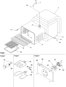 02 - Cavity parts for Amana Range ARTC7003W / P1143636N W from AppliancePartsPros.com